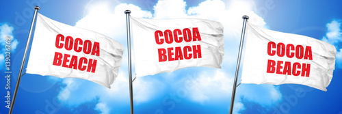 cocoa beach, 3D rendering, triple flags photo