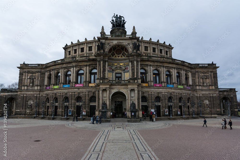 Dresden Opera House Staatsoper Beautiful Architecture Culture Monument Music Venue Germany Europe