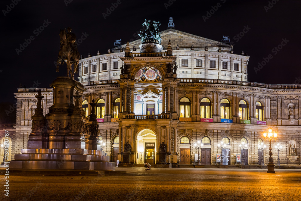 Dresden Opera House Staatsoper Beautiful Architecture Culture Monument Music Venue Germany Europe