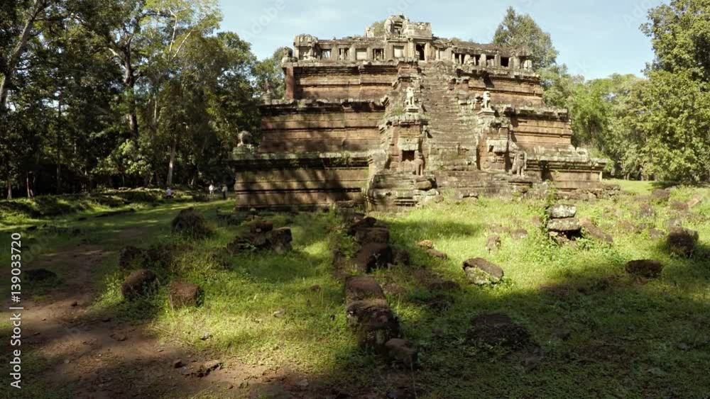 Small ancient ruined temple in Cambodia - Phimeanakas Small ancient ruined temple in Cambodia - Phimeanakas