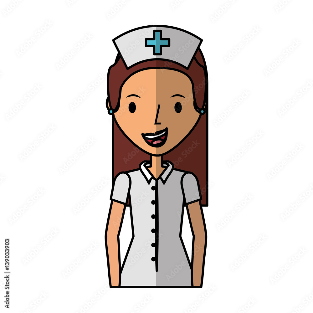 cute nurse avatar character vector illustration design cute nurse avatar character vector illustration design