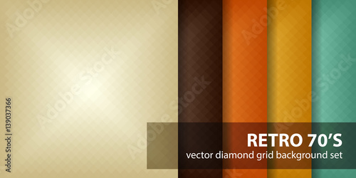 Diamond pattern set 
