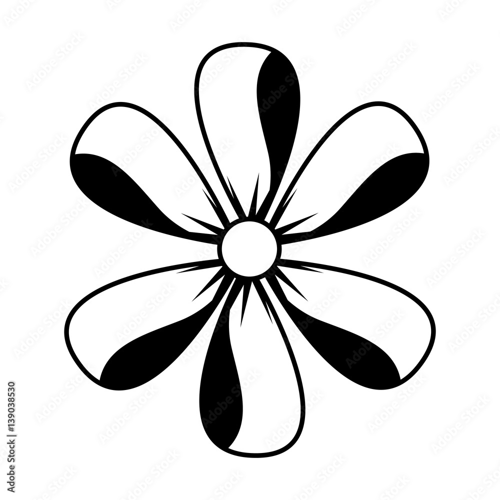 cute flower spa emblem vector illustration design cute flower spa emblem vector illustration design