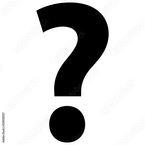 Question mark sign icon