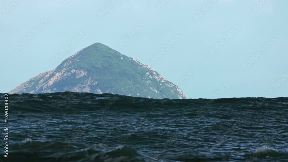 Low Angle Shot of Ocean Wave Rolling in like a Tsunami Low Angle Shot of Ocean Wave Rolling in like a Tsunami