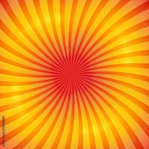 red and yellow gradient Swirling radial pattern background with vector illustration design