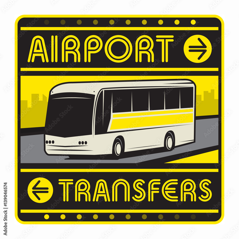 Airport Transfers sign or symbol