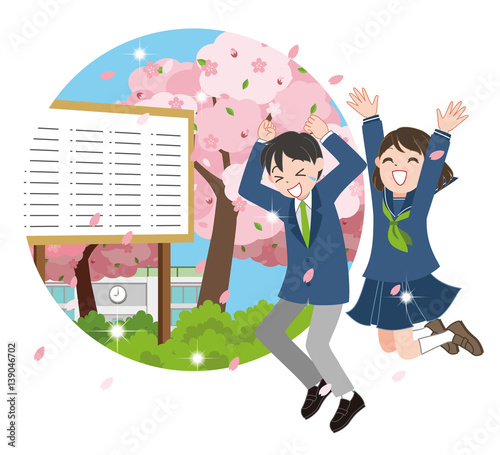 発表を見て喜ぶ学生たち