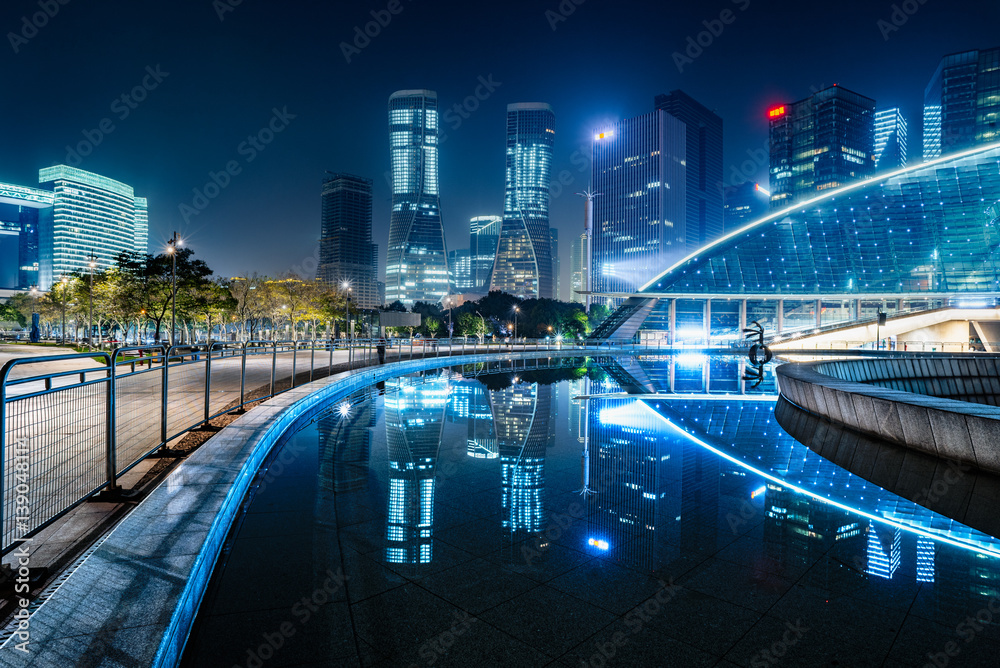 Fototapeta premium town square in Shenzhen,China.