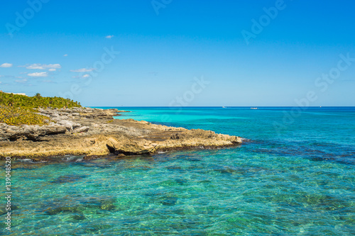 Caribbean beach in Mexico