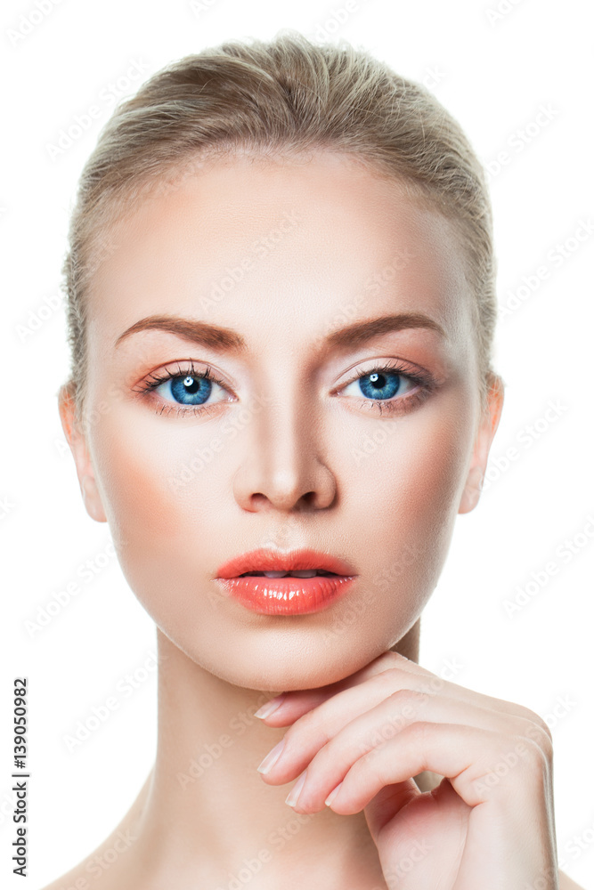 Aesthetic Medicine and Cosmetology. Spa Perfect Model Woman, Closeup Portrait Aesthetic Medicine and Cosmetology. Spa Perfect Model Woman, Closeup Portrait