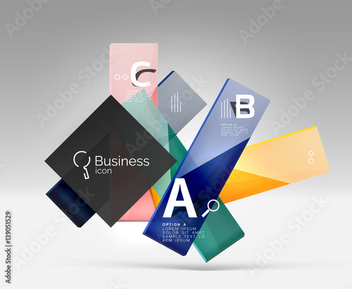 Futuristic abstract template
