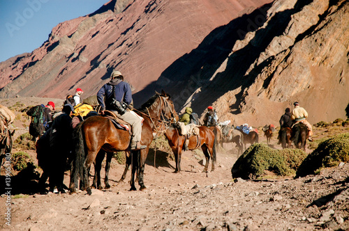 Arrieros in Aconcagua © JoseAntonio