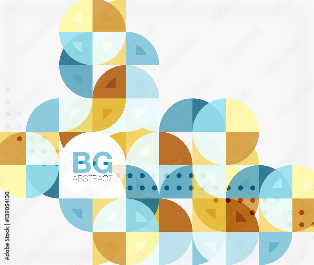 Minimalistic circle composition background Minimalistic circle composition background