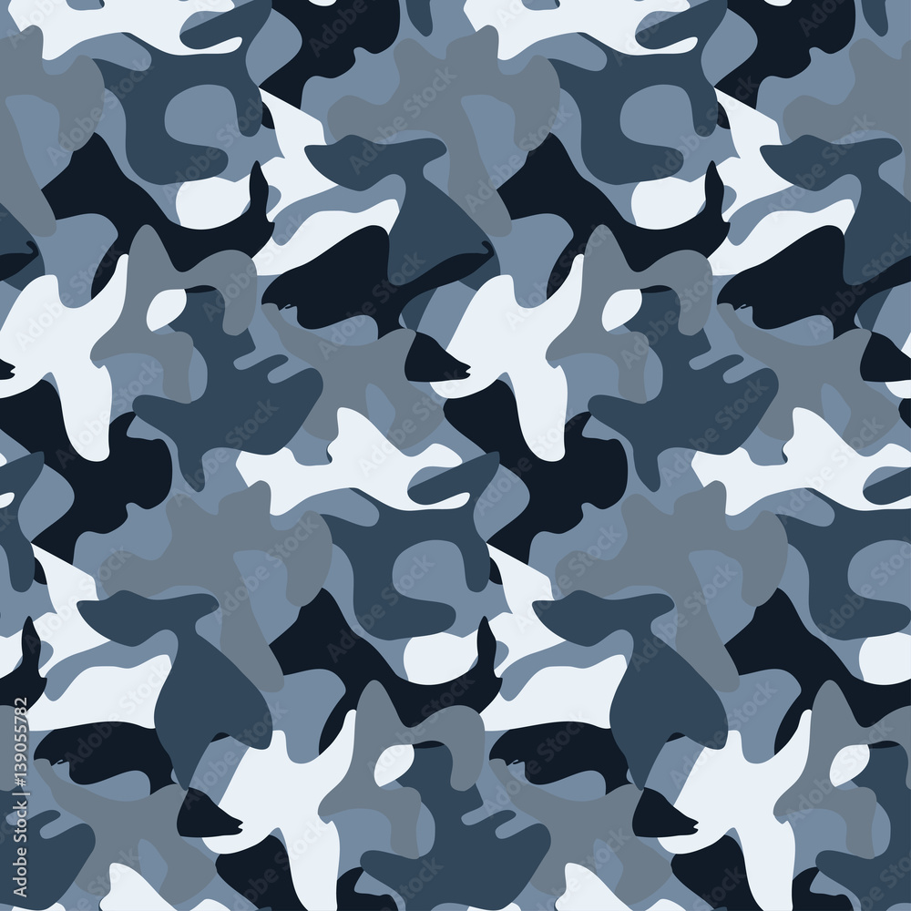 Abstract Vector Military Camouflage Background Abstract Vector Military Camouflage Background