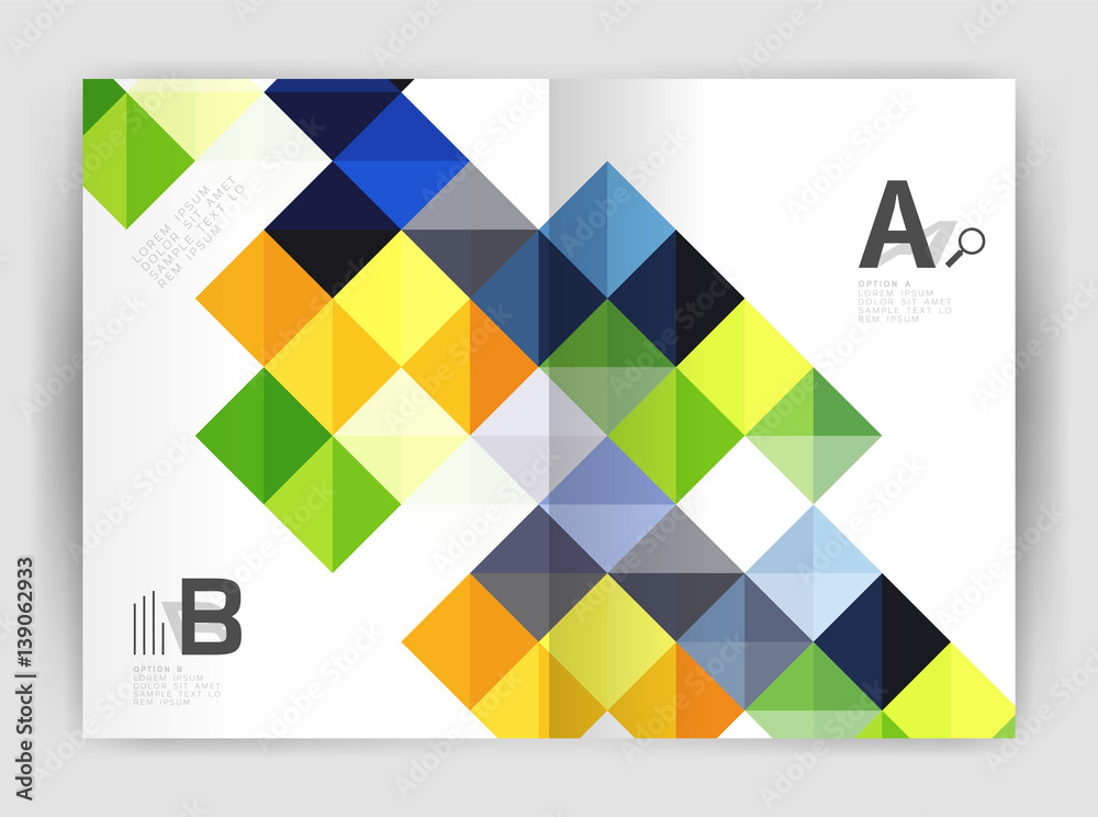 Square annual report brochure a4 print template Square annual report brochure a4 print template