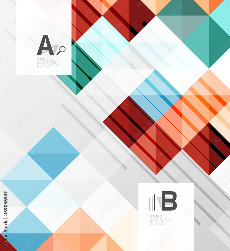 Modern square abstract background Modern square abstract background