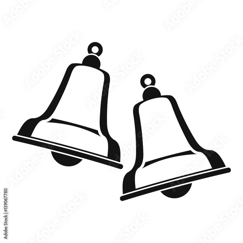 Bells icon , simple style