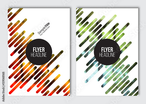Flyer layout template. Vector brochure background with elements for magazine, cover, poster, layout design. A4 size.