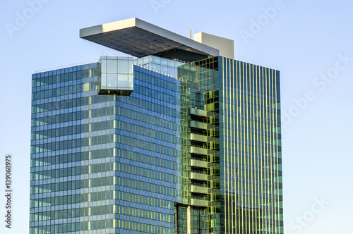 Canvas Print Vienna, Danube City, modern architecture, Saturn Tower, Austria,