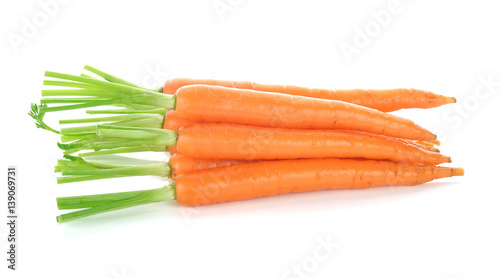 carrots isolated on a white background