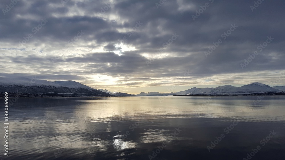 Grottsundet, Tromsö, Norwegen