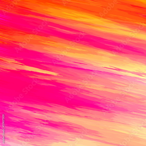 Vivid Pink and Orange Brush Stroke Backdrop - High resolution illustration for graphic design or background use.