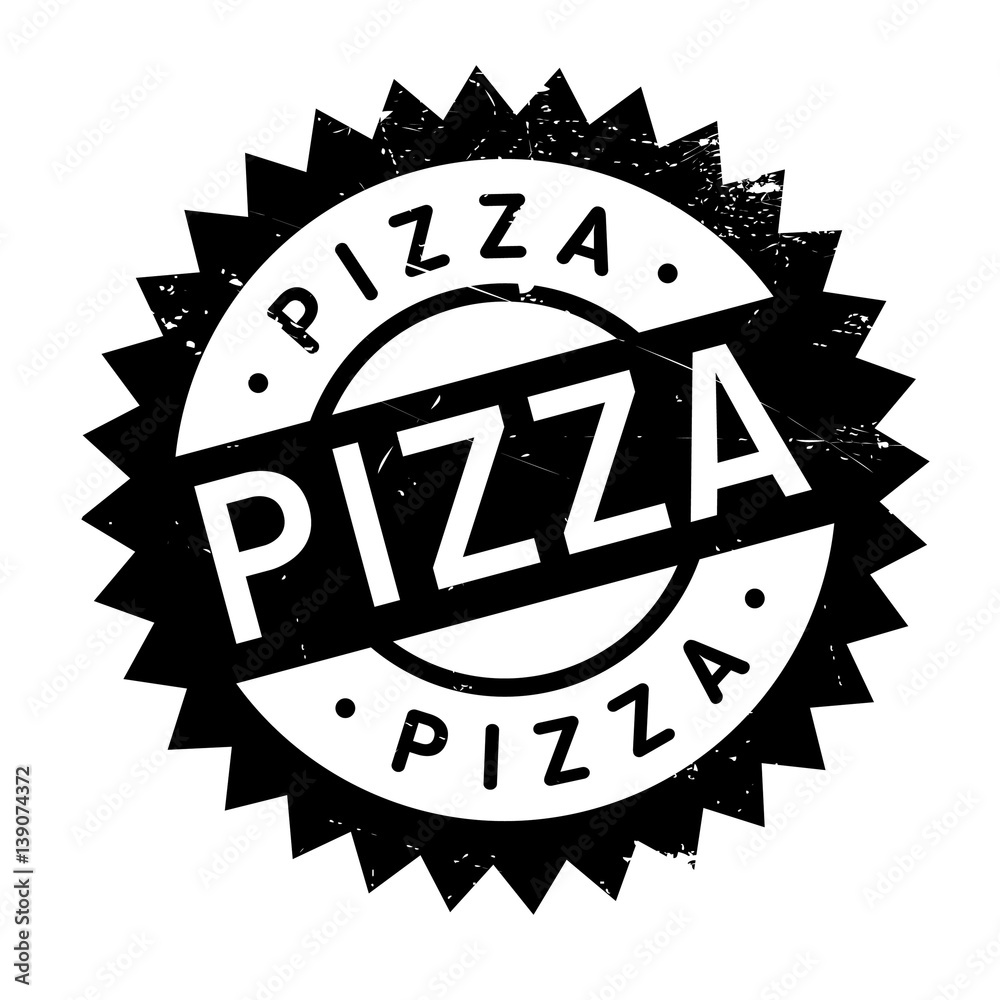 Pizza rubber stamp. Grunge design with dust scratches. Effects can be easily removed for a clean, crisp look. Color is easily changed. Pizza rubber stamp. Grunge design with dust scratches. Effects can be easily removed for a clean, crisp look. Color is easily changed.