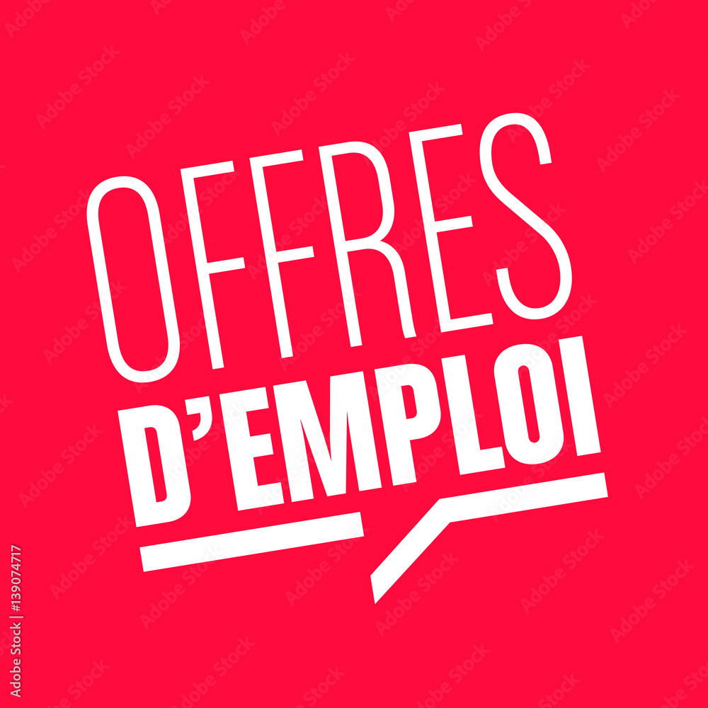 offres d'emploi