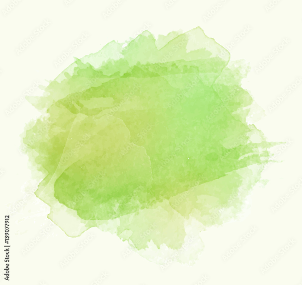 Green watercolor splash vector Stock Vector | Adobe Stock