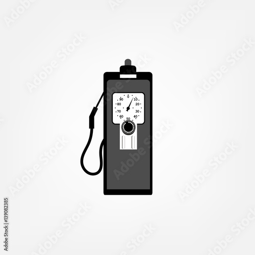 gasoline filling station.