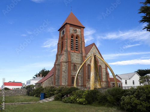 STANLEY, FALKLANDS ISLANDS, JANUARY 28.2017, Church Stanley Falklands Islands, January 28. 2017