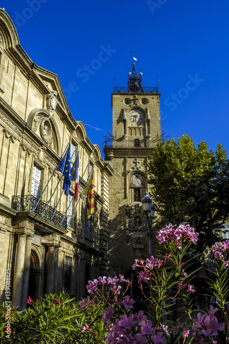 Aix en Provence, town hall square, France, Provence