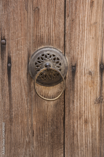 Obraz na plátně Old door  in Bursa Turkey
