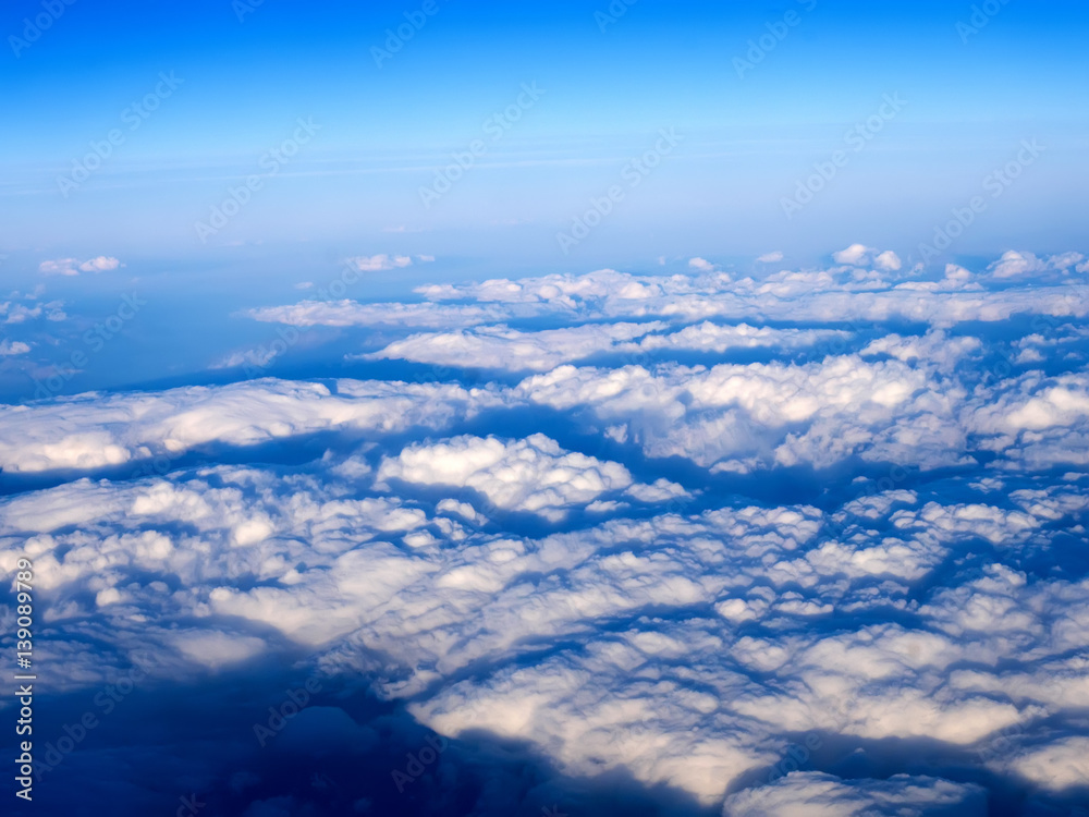 Fototapeta premium An aerial shot sky South America