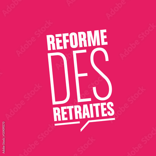 réforme des retraites
