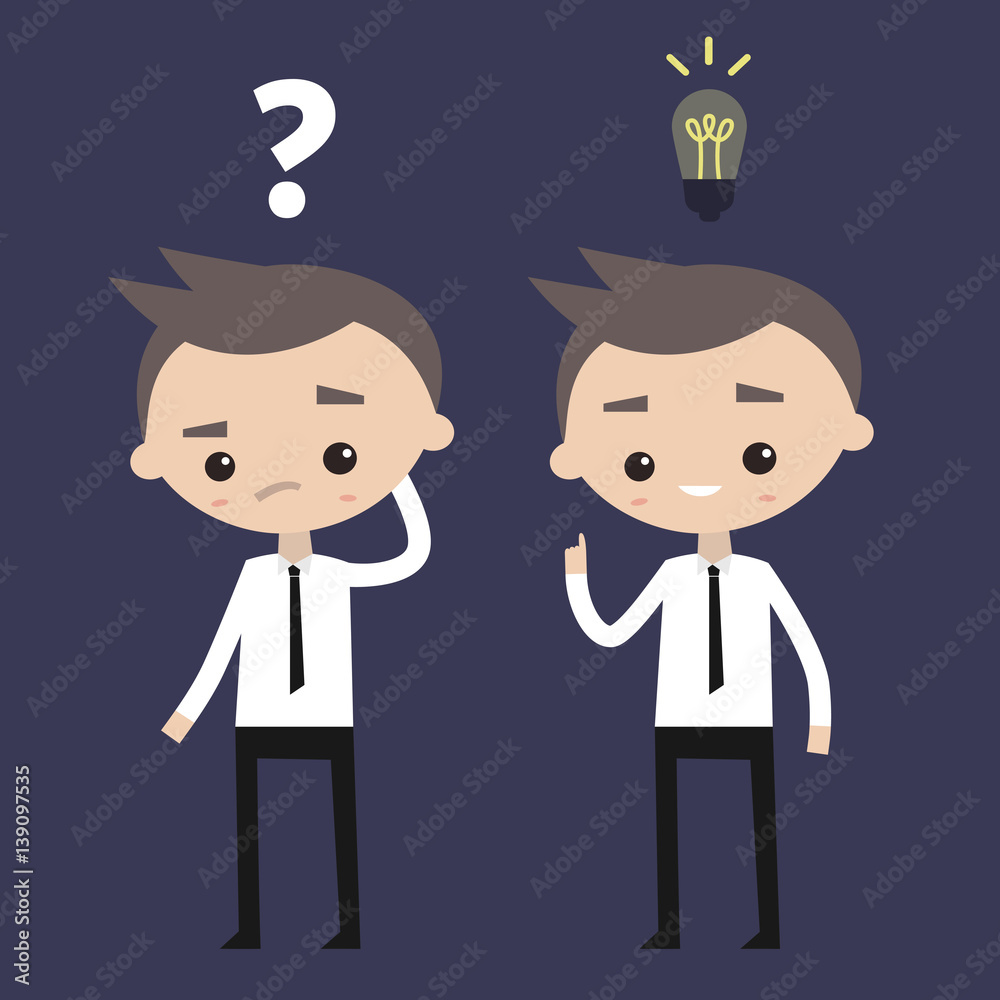 Effective manager. Troubleshooting flat vector illustration