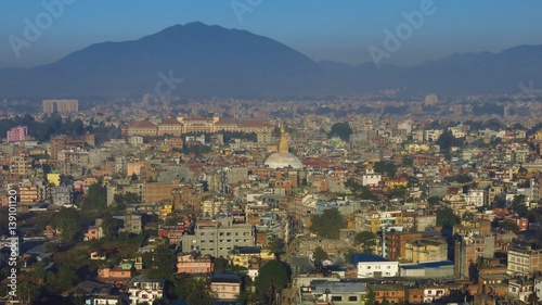 Dense populated city Kathmandu © u.perreten