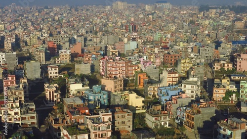 Colorful buildings in Kathmandu