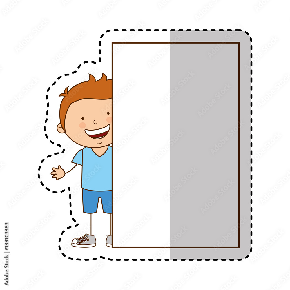 cute little boy character vector illustration design cute little boy character vector illustration design