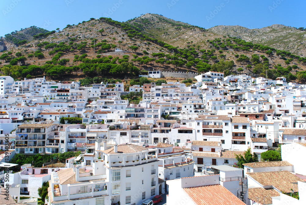 Mijas beautiful white town in Andalusia. Spain.