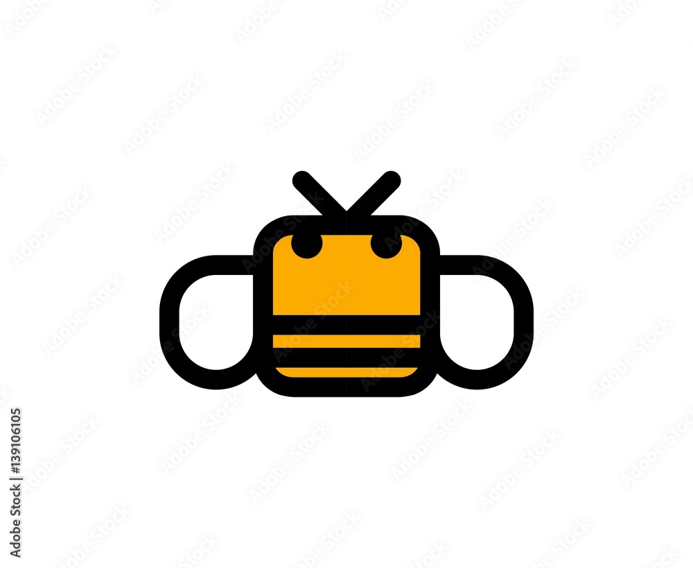 Bee logo Bee logo