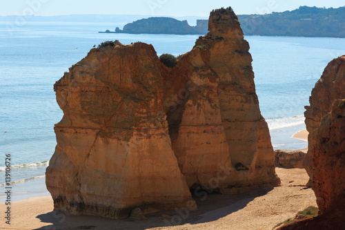 Praia dos Tres Castelos, Algarve, Portugal.