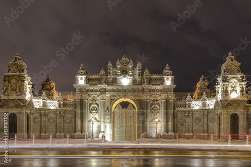 Dolmabahce palace magnificent gate