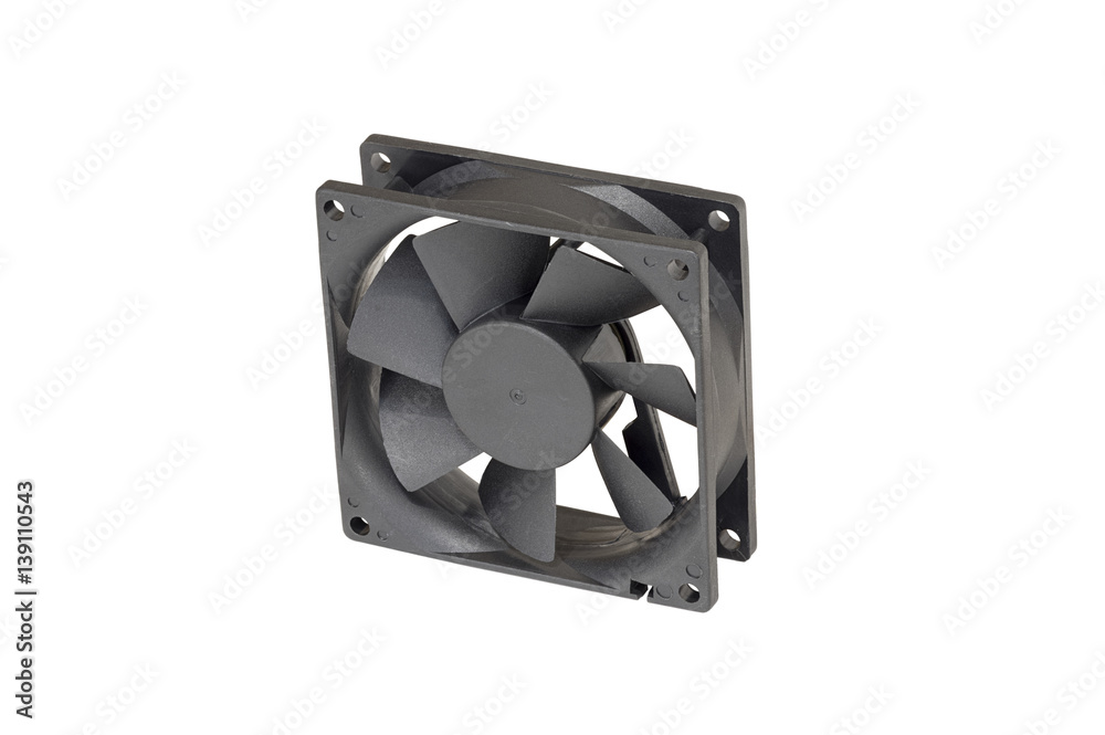 Computer fan isolated