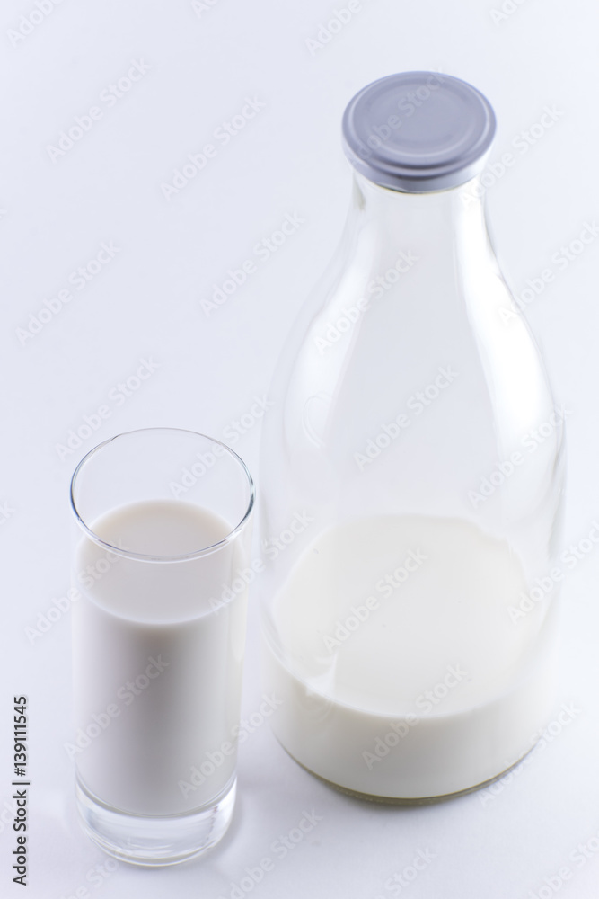 Milk in a glass Milk in a glass