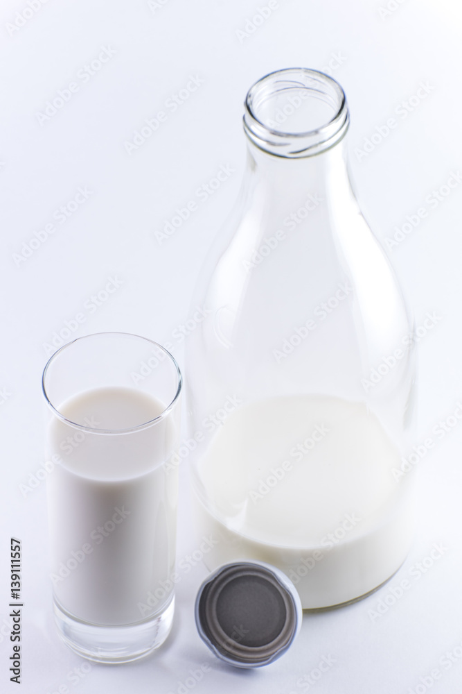 Milk in a glass Milk in a glass