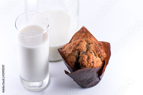 Muffin with milk