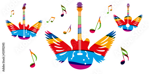 Guitare - guitare électrique - musique - guitariste