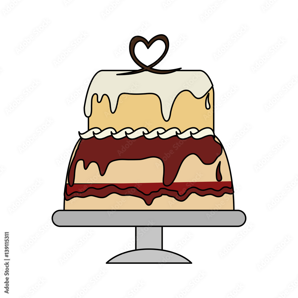 frosted cake pastry icon image pastry icon image vector illustration design frosted cake pastry icon image pastry icon image vector illustration design